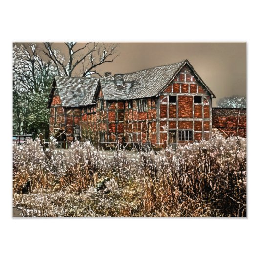 OUDE ENGLAND FOTO AFDRUK (Voorkant)