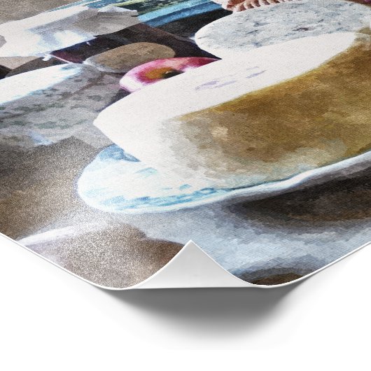 OUDE ENGLAND FOTO AFDRUK (Hoek)