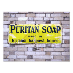 OUDE ENGLAND FOTO AFDRUK