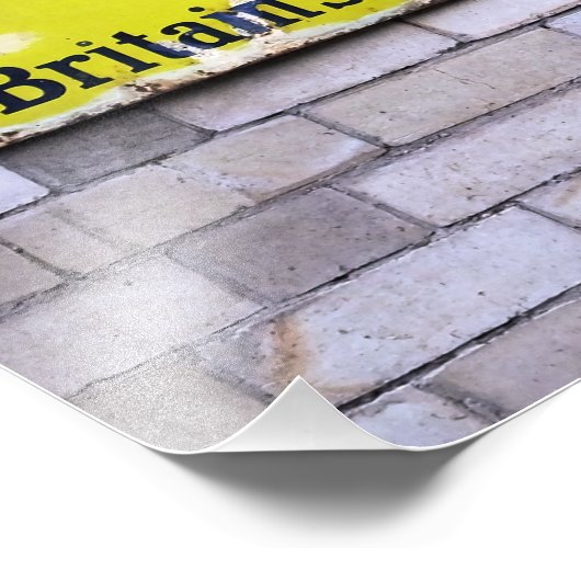 OUDE ENGLAND FOTO AFDRUK (Hoek)