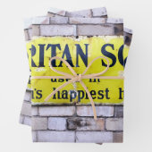 OUDE ENGLAND INPAKPAPIER VEL (In situ)