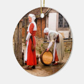 OUDE ENGLAND KERAMISCH ORNAMENT (Links)