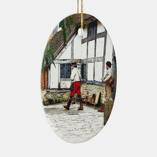 OUDE ENGLAND KERAMISCH ORNAMENT (Rechts)