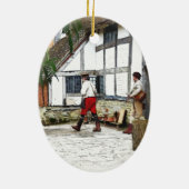 OUDE ENGLAND KERAMISCH ORNAMENT (Achterkant)
