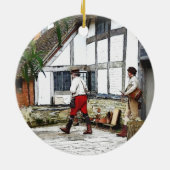 OUDE ENGLAND KERAMISCH ORNAMENT (Achterkant)