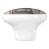 OUDE ENGLAND KERAMISCHE KNOP (Zijkant)