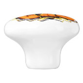 OUDE ENGLAND KERAMISCHE KNOP (Zijkant)