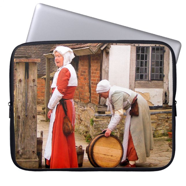 OUDE ENGLAND LAPTOP SLEEVE (Voorkant)