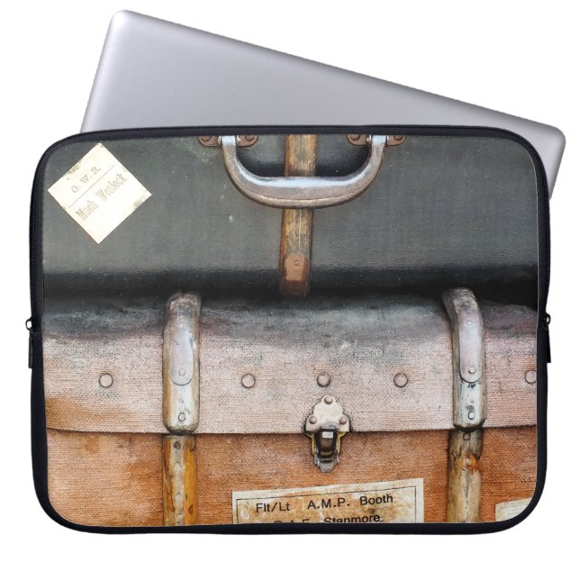OUDE ENGLAND LAPTOP SLEEVE (Voorkant)