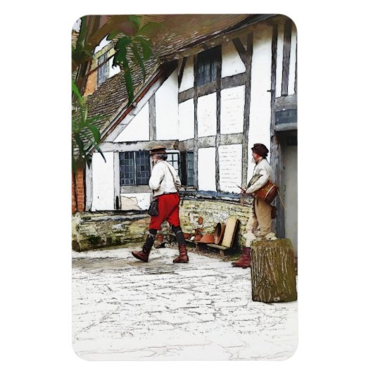 OUDE ENGLAND MAGNEET (Verticaal)