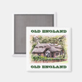 OUDE ENGLAND MAGNEET (Voorkant / Achterkant)