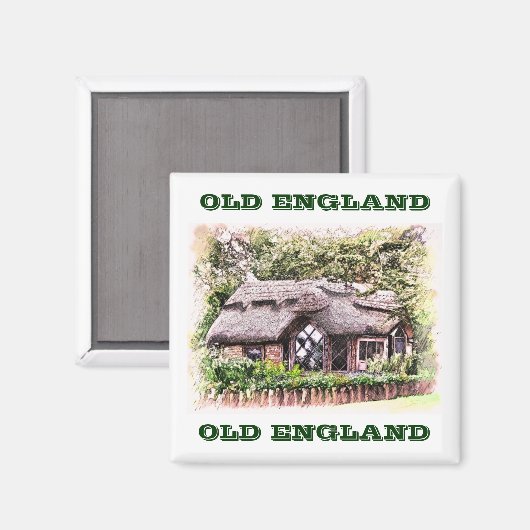 OUDE ENGLAND MAGNEET (Voorkant / Achterkant)