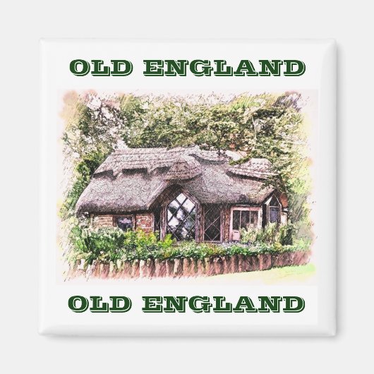OUDE ENGLAND MAGNEET (Voorkant)