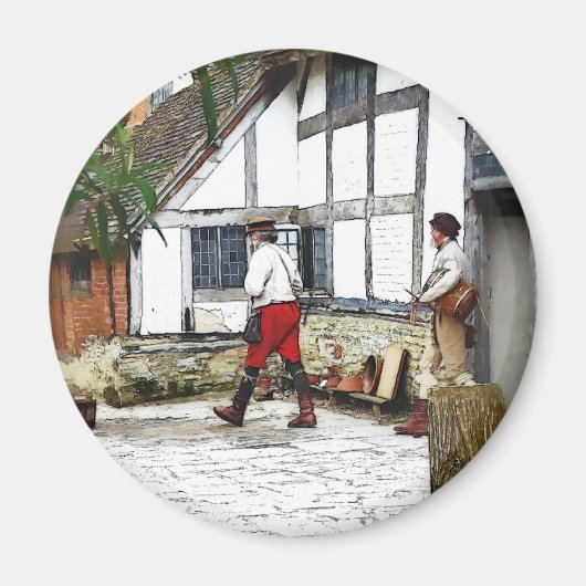 OUDE ENGLAND MAGNEET (Voorkant)