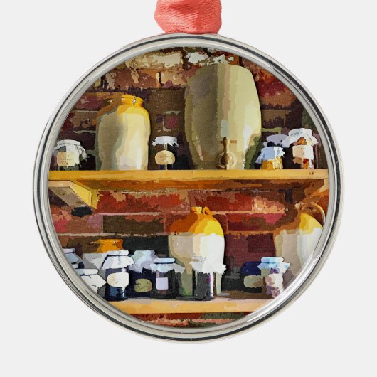 OUDE ENGLAND METALEN ORNAMENT (Voorkant)