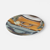 OUDE ENGLAND PAPIEREN BORDJE (Gekanteld)