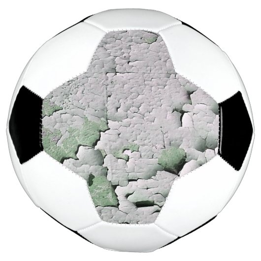 OUDE ENGLAND PEELPAINT VOETBAL (Gedraaid)