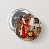OUDE ENGLAND RONDE BUTTON 5,7 CM (Voorkant /achterkant)