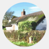 OUDE ENGLAND RONDE STICKER (Voorkant)