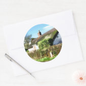 OUDE ENGLAND RONDE STICKER (Envelop)