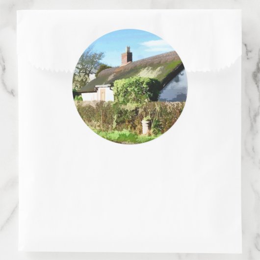 OUDE ENGLAND RONDE STICKER (Tas)