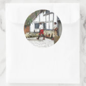 OUDE ENGLAND RONDE STICKER (Tas)