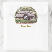 OUDE ENGLAND RONDE STICKER (Tas)