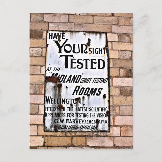 OUDE ENGLAND  SIGN BRIEFKAART (Voorkant)