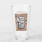 OUDE ENGLAND  SIGN GLAS (Achterkant)