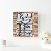 OUDE ENGLAND  SIGN VIERKANTE KLOK (Huis)