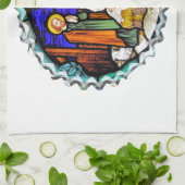 OUDE ENGLAND THEEDOEK (Gevouwen)