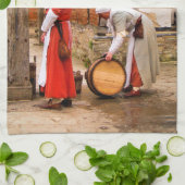 OUDE ENGLAND THEEDOEK (Gevouwen)