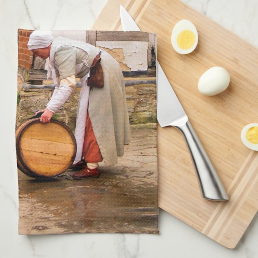 OUDE ENGLAND THEEDOEK (Quarter Fold)