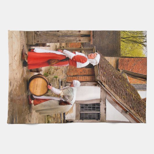 OUDE ENGLAND THEEDOEK (Horizontaal)