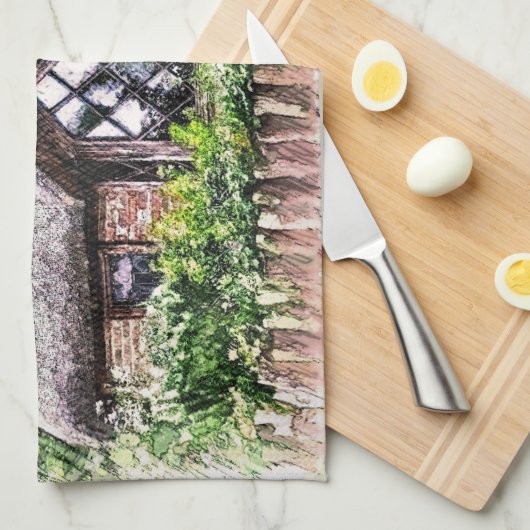 OUDE ENGLAND THEEDOEK (Quarter Fold)