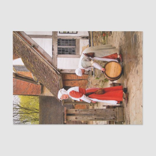 OUDE ENGLAND TISSUEPAPIER (Voorkant)