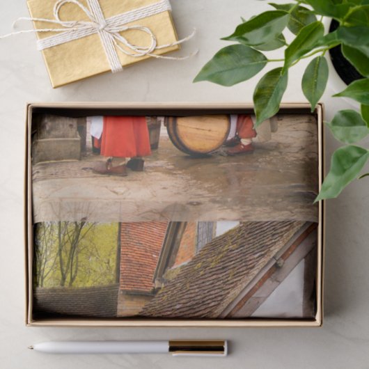 OUDE ENGLAND TISSUEPAPIER (Geschenk)