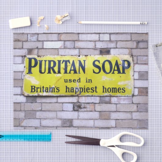 OUDE ENGLAND TISSUEPAPIER (Craft)