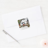 OUDE ENGLAND VIERKANTE STICKER (Envelop)
