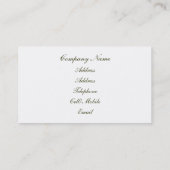 OUDE ENGLAND VISITEKAARTJE (Achterkant)