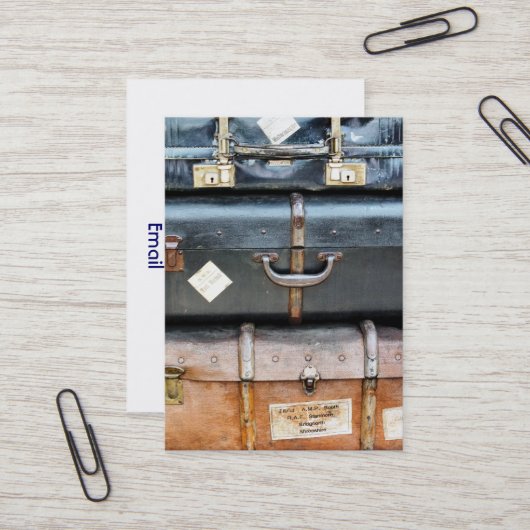 OUDE ENGLAND VISITEKAARTJE (Voorkant / Achterkant in situ)