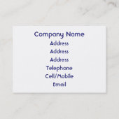 OUDE ENGLAND VISITEKAARTJE (Achterkant)