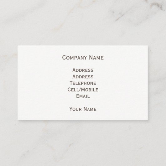 OUDE ENGLAND VISITEKAARTJE (Achterkant)