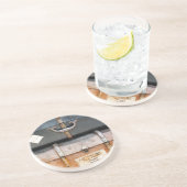 OUDE ENGLAND ZANDSTEEN ONDERZETTER (Zijkant)