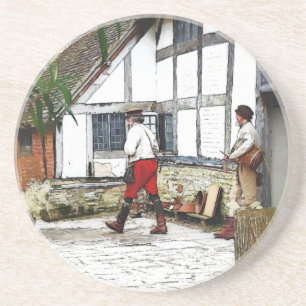 OUDE ENGLAND ZANDSTEEN ONDERZETTER