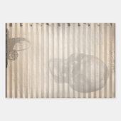 Oude ephemera Halloween schedel geest Inpakpapier Vel (Voorkant)