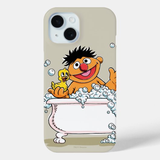 Oude Ernie in badkuip Case-Mate iPhone Case (Achterkant)