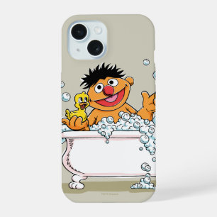 Oude Ernie in badkuip iPhone 15 Case