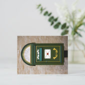 Oude Estse brievenbus, Tallinn, Estland Briefkaart (Staand voorkant)