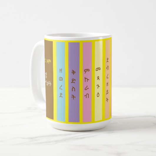 Oude Ethiopische Grote Vasten Mok (Voorkant links)